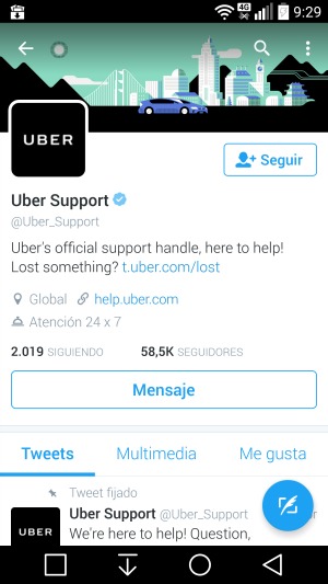 uber support
