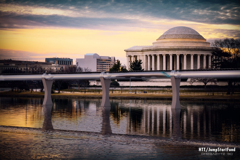 Hyperloop Washington (PRNewsFoto/Hyperloop Transportation Tech.)
