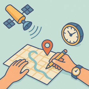 Los días en los que los satélites GPS fallan… hay que volver al lápiz y el papel / GPT-4o